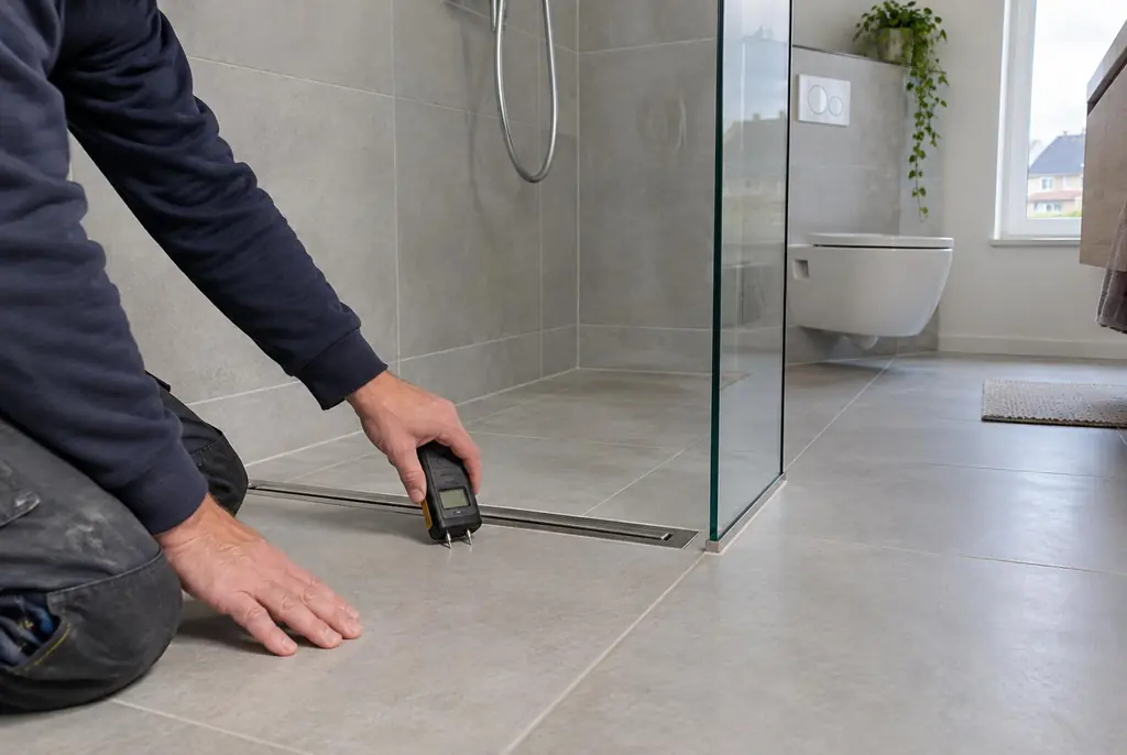 Lekdetectie Noordwijk – badkamer in een nieuwbouwwoning