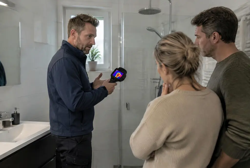 Lekdetectie Noordwijk – specialist legt bevindingen uit aan bewoner